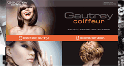 Desktop Screenshot of gautreycoiffeur.com
