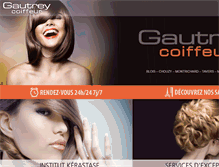 Tablet Screenshot of gautreycoiffeur.com
